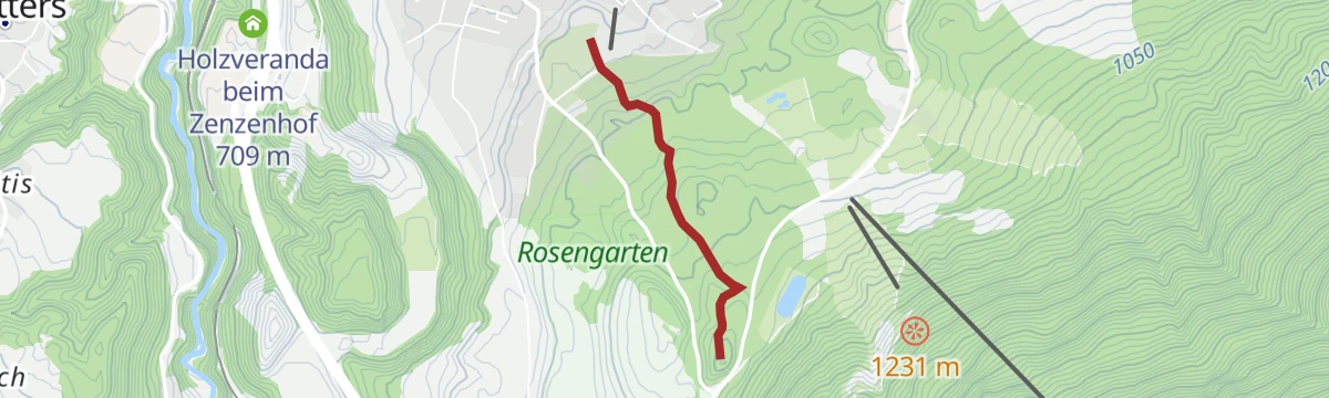 Route map: Igls - Archäologielehrpfad Goldbichl